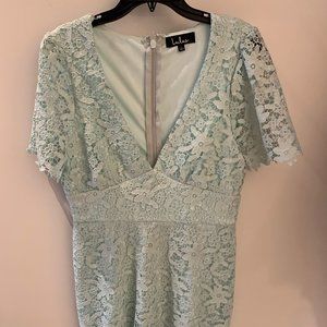 Lulus Light Blue perfect wedding guest dress